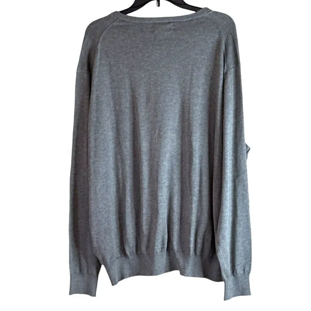 Polo Ralph Lauren Men's Knit Sweater Pima Cotton V-Neck Pullover Size XXL NWT